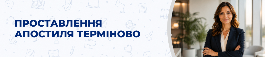 Проставлення апостиля терміново в Одесі
